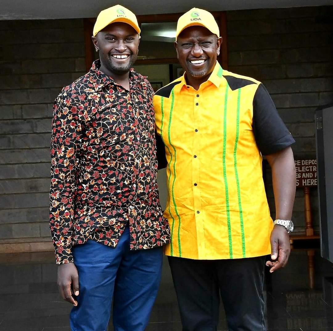 Hon. John Methu with H.E. William Ruto