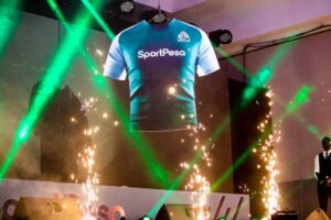 The new Gor Mahia t-shirt sponsored by Sportpesa