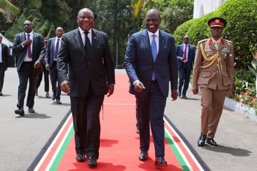 President Ruto Signs Major Deals With his South African Counterpart