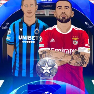 Club Brugge welcome Benfica to the Jan Breydel Stadium for the first leg of their Champions League last-16 tie on Wednesday.