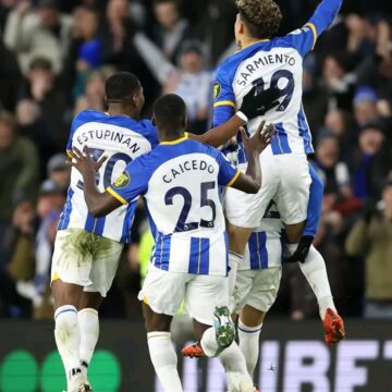 Brighton & Hove Albion welcome Fulham to the Amex Stadium