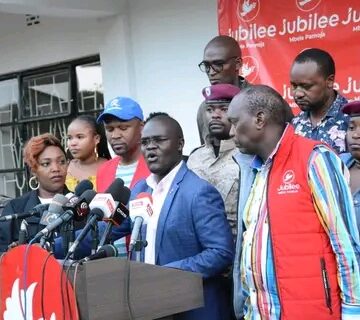 Jubilee Party Youth League Chairman Advice Mundalo Backs Kioni