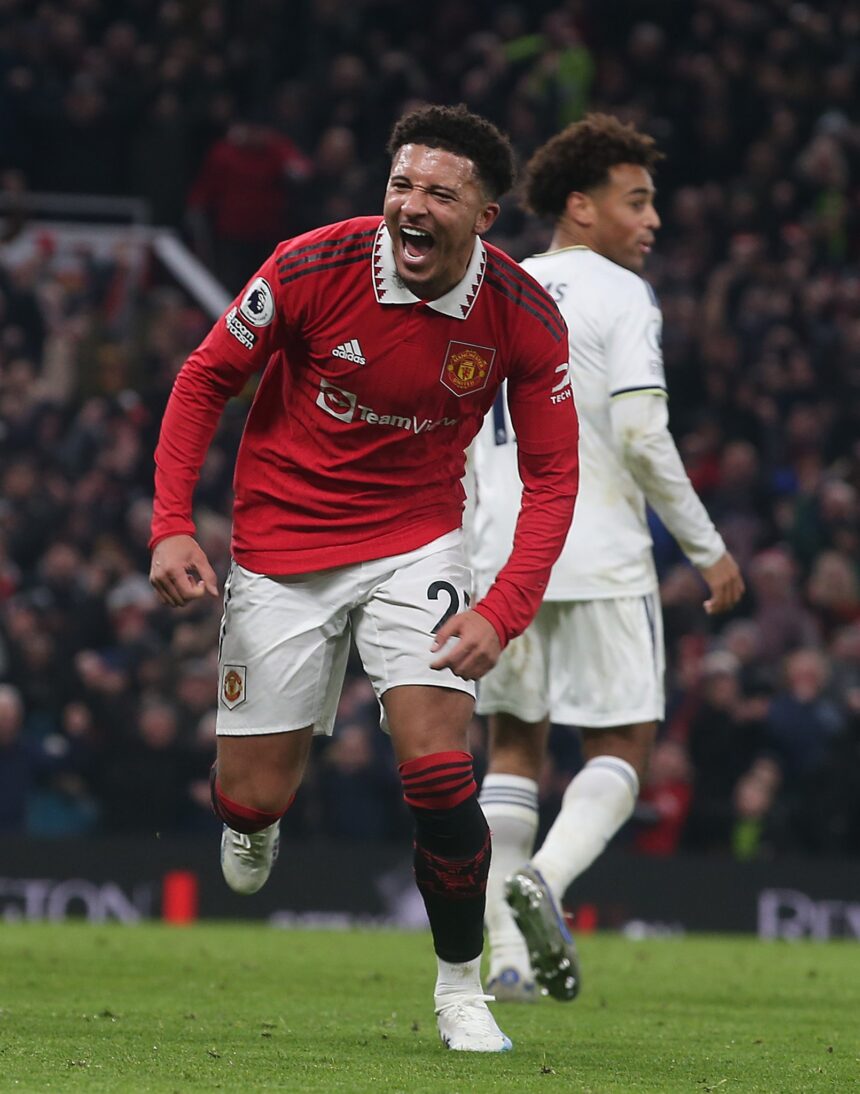 Sancho inspires a spirited comeback to salvage a point against high flying Leeds United at Old Trafford