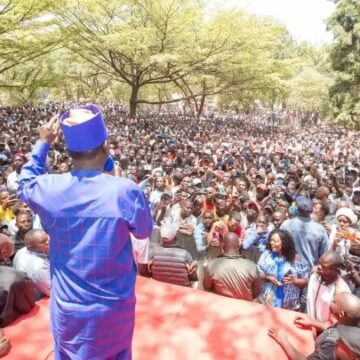 Raila gives Ruto a 14 days ultimatum to lower the cost of living or he leads  countrywide Mass action
