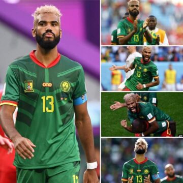 Cameroon and Namibia meeting at the Stade-Ahmadou Ahidjo