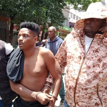Eric Omondi Arrested in Kisumu while leading protests over the high cost of Living