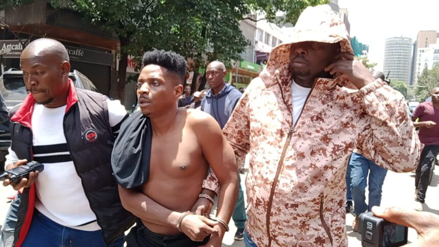Eric Omondi Arrested in Kisumu while leading protests over the high cost of Living