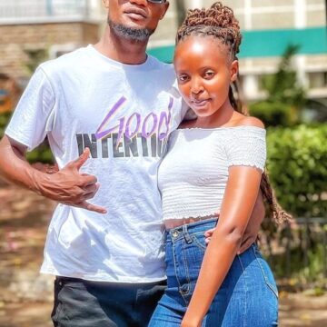 Mungai Eve with boyfriend Director Trevor