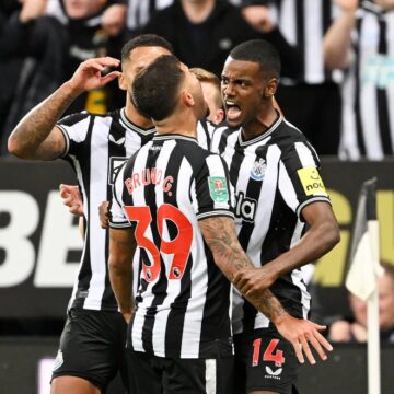 Newcastle Kicks Manchester City of The Carabao Cup.