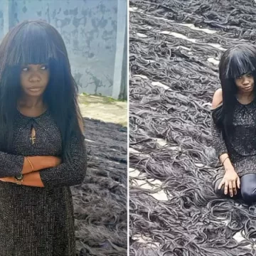 Nigerian Helen Williams on Guinness World Record for longest Handmade wig