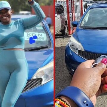 Bahati’s baby Mama criticized for his new car