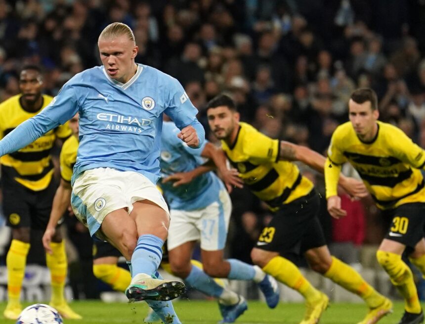 skysports-haaland-man-city_6352245 Haaland Double as City seals Last 16 to another Champions League History